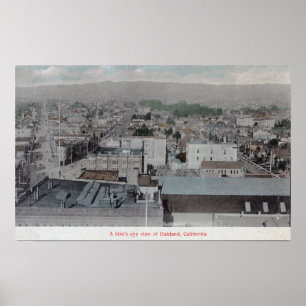 Aerial View of the City # 2Oakland, CA Poster