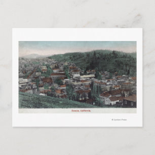 Aerial View of the City # 2Sonora, CA Postcard