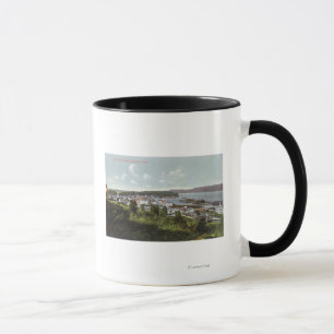 Aerial View of the City and Coos Bay Mug