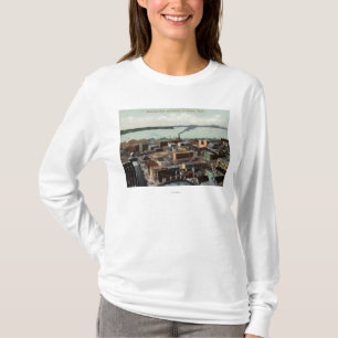 Aerial View of the City and Harbour T-Shirt