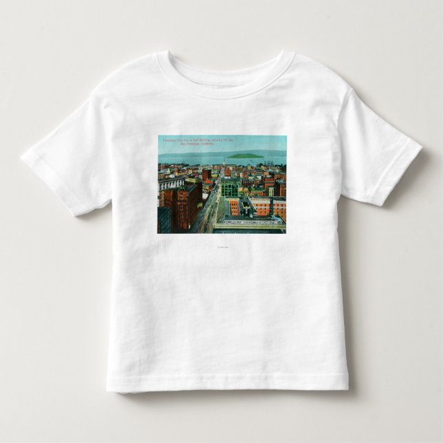Aerial View of the City from the Call Building Toddler T-Shirt (Front)