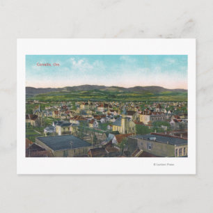 Aerial View of the CityCorvallis, OR Postcard