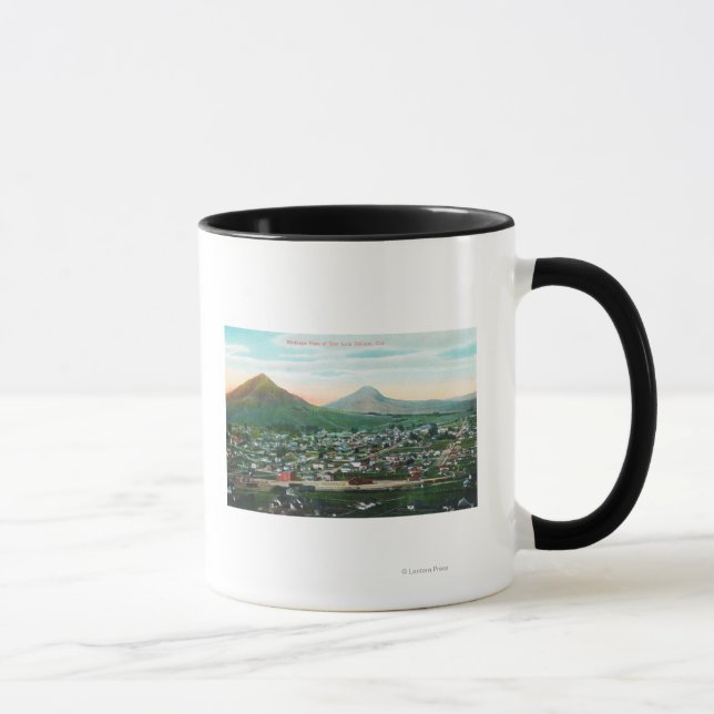 Aerial View of the CitySan Luis Obispo, CA Mug (Right)