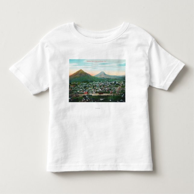 Aerial View of the CitySan Luis Obispo, CA Toddler T-Shirt (Front)