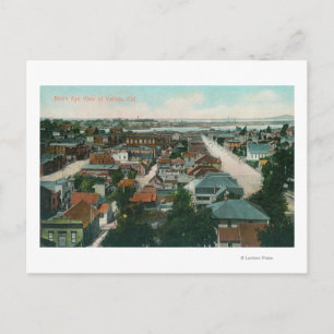 Aerial View of the CityVallejo, CA Postcard