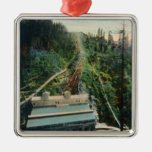Aerial View of the Electron Power Station Metal Ornament