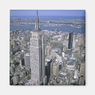 Aerial view of the Empire State Building and Magnet