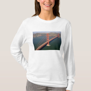 Aerial view of the Golden Gate Bridge in the 2 T-Shirt