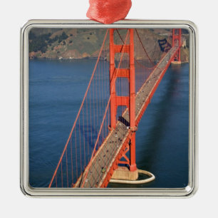 Aerial view of the Golden Gate Bridge in the Metal Tree Decoration