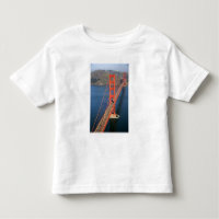 Aerial view of the Golden Gate Bridge in the