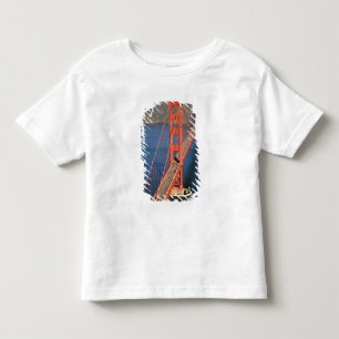 Aerial view of the Golden Gate Bridge in the Toddler T-Shirt