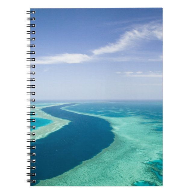 Aerial view of The Great Barrier Reef by the Notebook (Front)