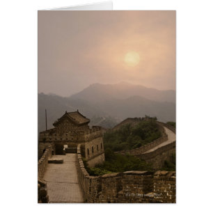 Aerial view of the Great Wall of China