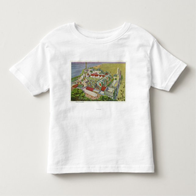 Aerial View of the Irish Village Toddler T-Shirt (Front)