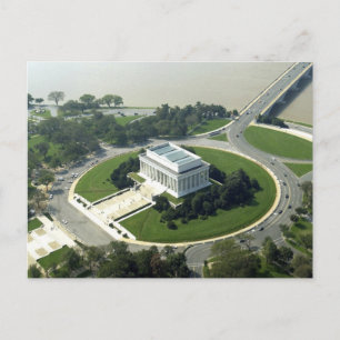 Aerial View of the Lincoln Memorial Postcard
