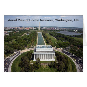 Aerial View of the Lincoln Memorial, Washington, D