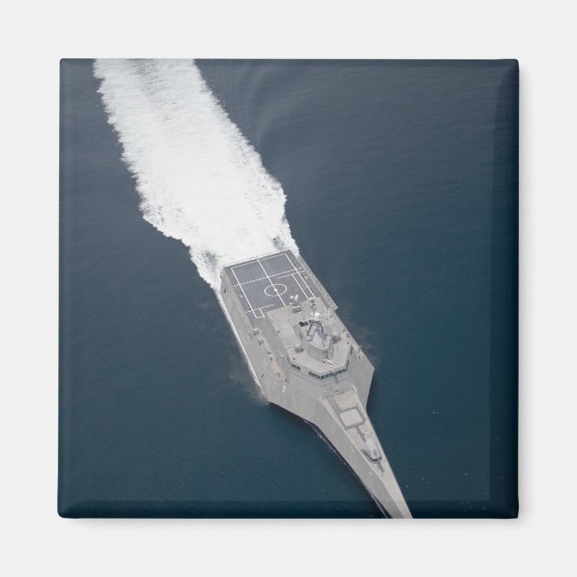 Aerial view of the littoral combat ship magnet (Front)