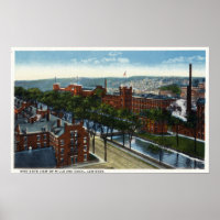 Aerial View of the Mills and Canal