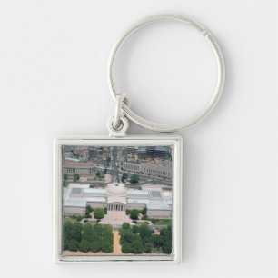 Aerial view of the National Gallery of Art Key Ring