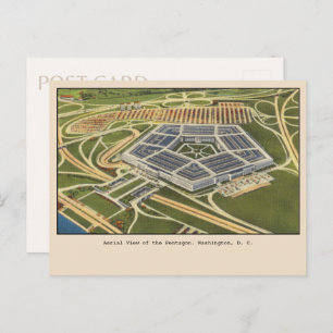 Aerial View of the Pentagon Washington, D.C. Postcard