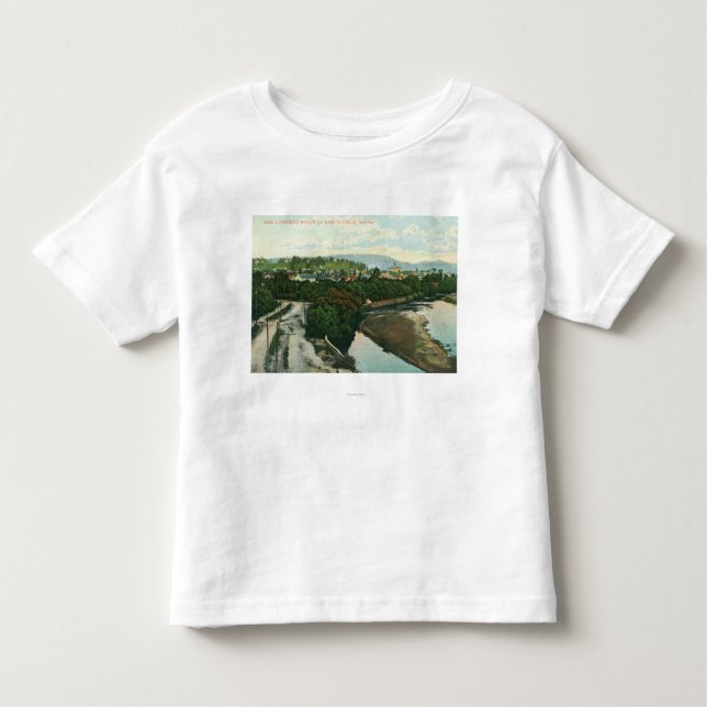 Aerial View of the San Lorenzo River Toddler T-Shirt (Front)