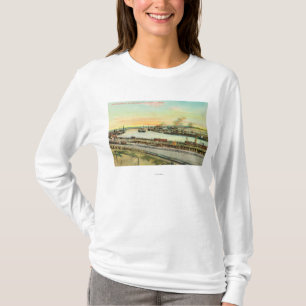 Aerial View of the San Pedro Harbour T-Shirt