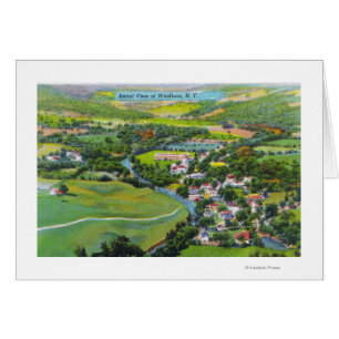 Aerial View of the Town