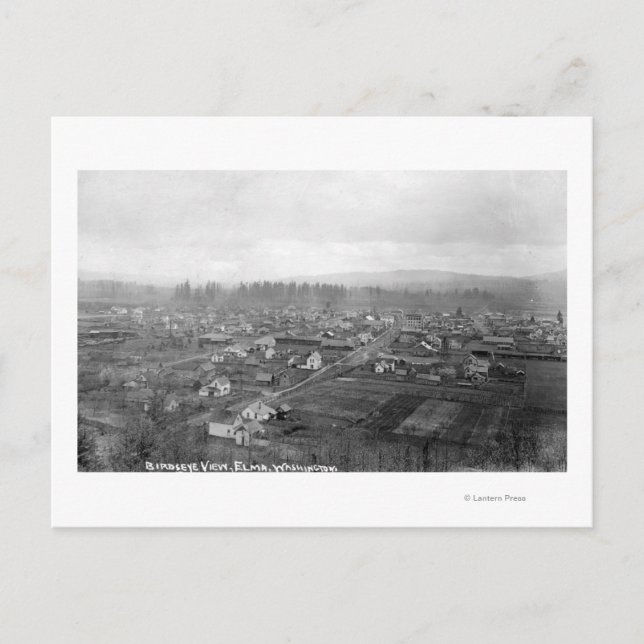 Aerial View of the Town 15 Postcard (Front)