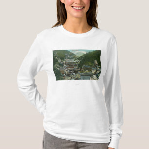 Aerial View of the Town and MountainsBurke, ID T-Shirt