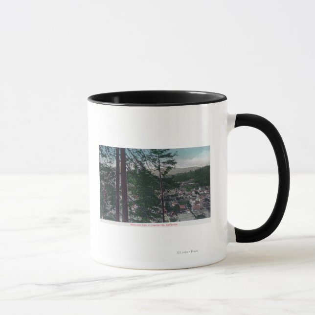 Aerial View of the TownGuerneville, CA Mug (Right)