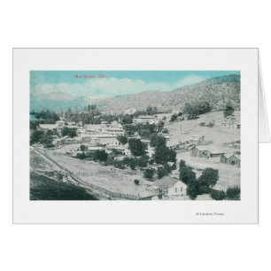 Aerial View of the TownMariposa, CA