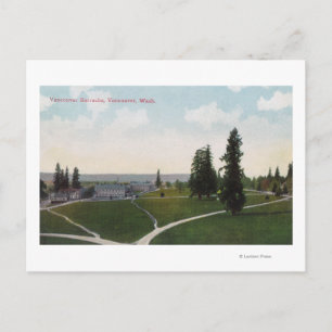 Aerial View of the Vancouver Barracks Postcard
