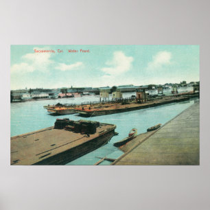 Aerial View of the Waterfront 3 Poster