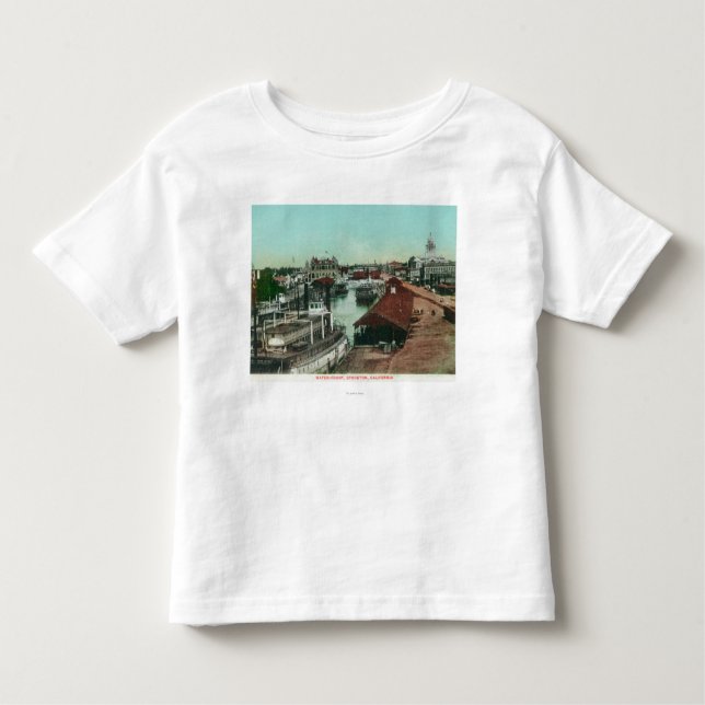 Aerial View of the WaterfrontStockton, CA Toddler T-Shirt (Front)