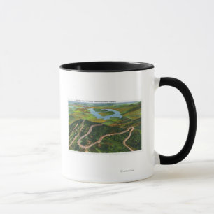 Aerial View of the Whiteface Mt Memorial Hwy Mug