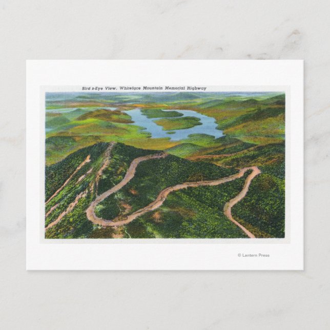 Aerial View of the Whiteface Mt Memorial Hwy Postcard (Front)