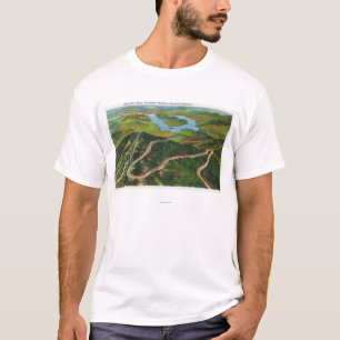 Aerial View of the Whiteface Mt Memorial Hwy T-Shirt