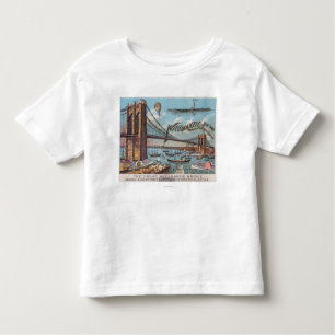 Aerial View of the Willimantic Bridge Toddler T-Shirt