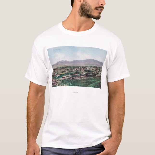 Aerial View of Town from the Hills T-Shirt (Front)