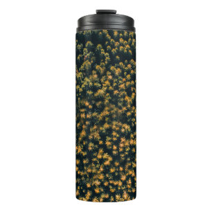 Aerial view of trees thermal tumbler