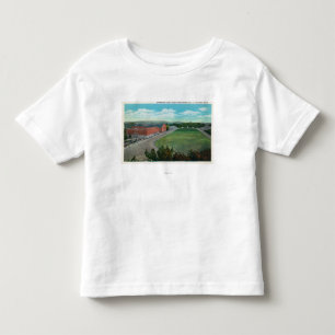 Aerial View of WA State College Gym and Toddler T-Shirt