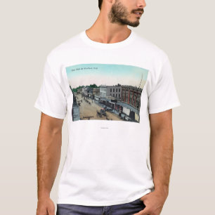 Aerial View of West Main StreetWoodland, CA T-Shirt