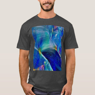 aerial view of white sand beach T-Shirt