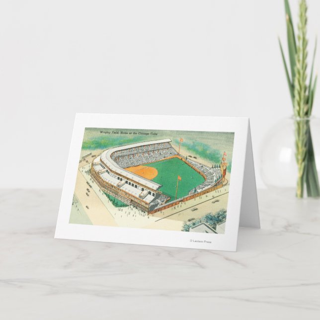 Aerial View of Wrigley Field # 3Chicago, IL Card (Front)