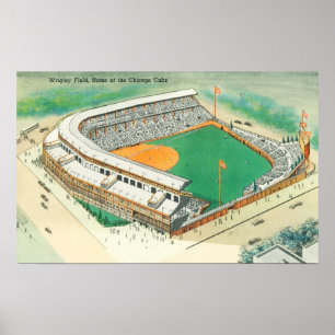Aerial View of Wrigley Field # 3Chicago, IL Poster