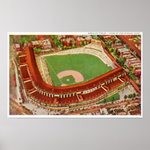 Aerial View of Wrigley FieldChicago, IL Poster