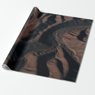 Aerial view photography of mountain wrapping paper