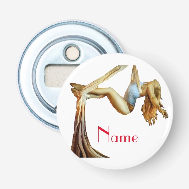 Aerial yoga fitness Thunder_Cove  Bottle Opener (Front)