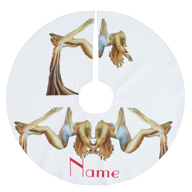 Aerial yoga fitness Thunder_Cove Brushed Polyester Tree Skirt (Front)