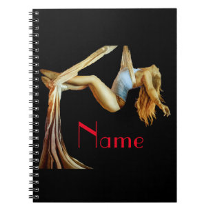 Aerial yoga fitness Thunder_Cove Notebook